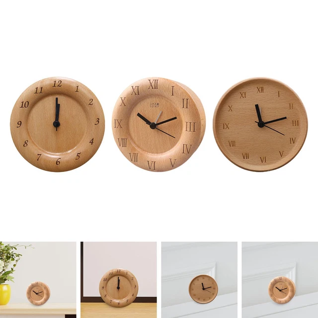 Birshe Réveil à Quartz Analogique Silencieux - Fonction Snooze et Veilleuse, Horloge de Voyage Portable Sans Tic Tac (White Birshe Réveil à Quartz Analogique Silencieux - Fonction Snooze et Veilleuse, Horloge de Voyage Portable Sans Tic Tac (White