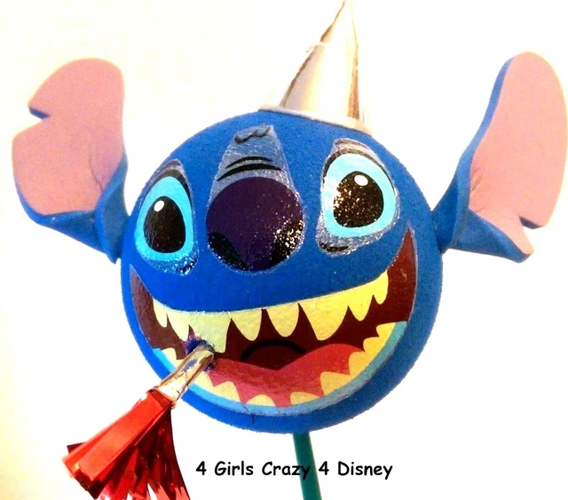 DISNEYLAND STITCH DRESSED FOR NEW YEARS Antenna Topper HTF RETIRED LAST
