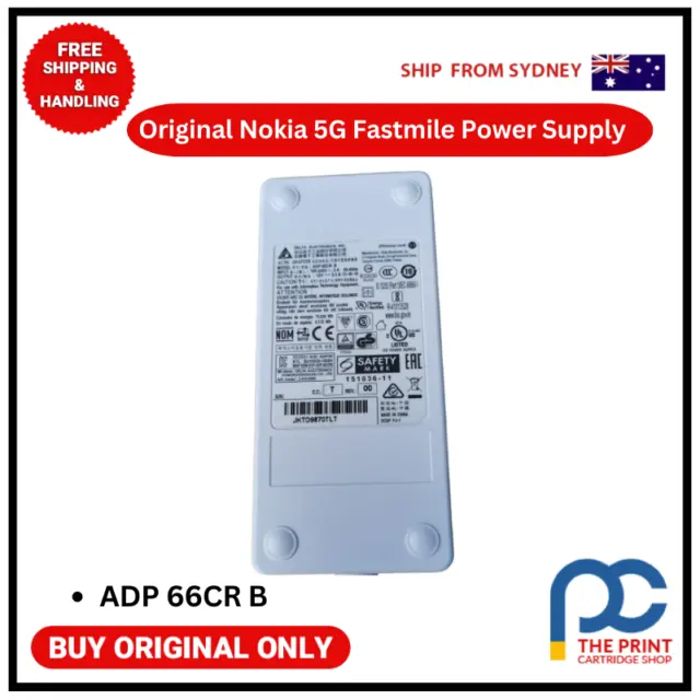Original NOKIA FASTMILE 7637 5G DELTA ELECTRONICS POWER SUPPLY ADP-66CR 12V 5.5A