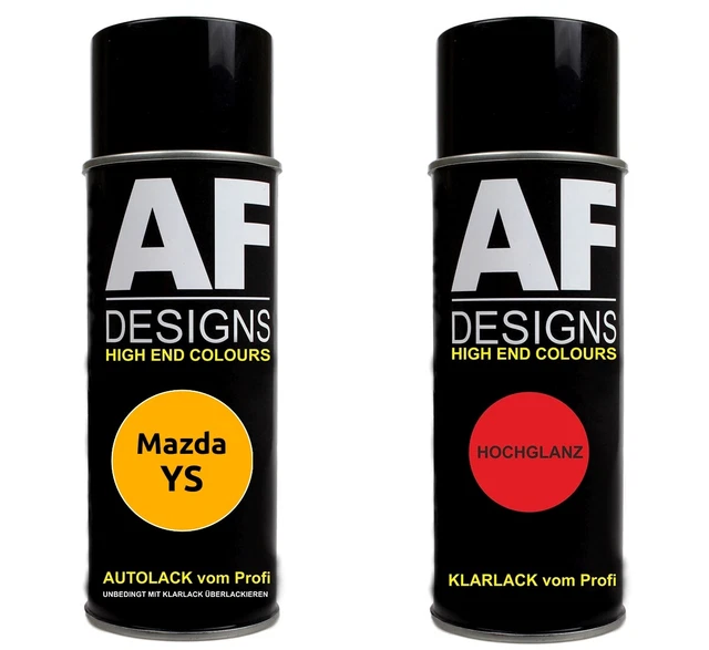 VERNIS VOITURE PULVÉRISATION Kit Mazda Ys Freesia Jaune Basislack
