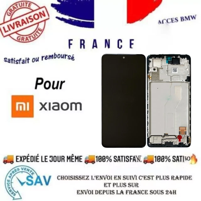 Original Ecran LCD et Vitre Tactile Pulled Noir pour Xiaomi Poco X6 5G - Informatique