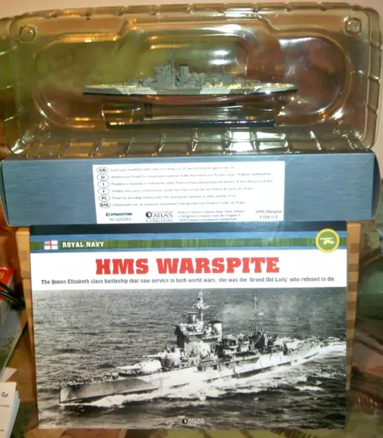 Atlas Editions Legendary Warships of WWII HMS Warspite - Royal Navy