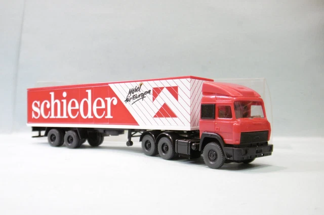 Camion IVECO Schieder Semi-remorque Wiking échelle 1/87 - Modèle 540/127, Occasion En Excellent état