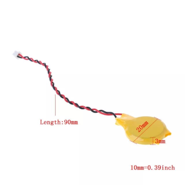 CMOS Batterie 2 polig CR2032 Bios 2PIN Dell Notebook Laptop Computer **