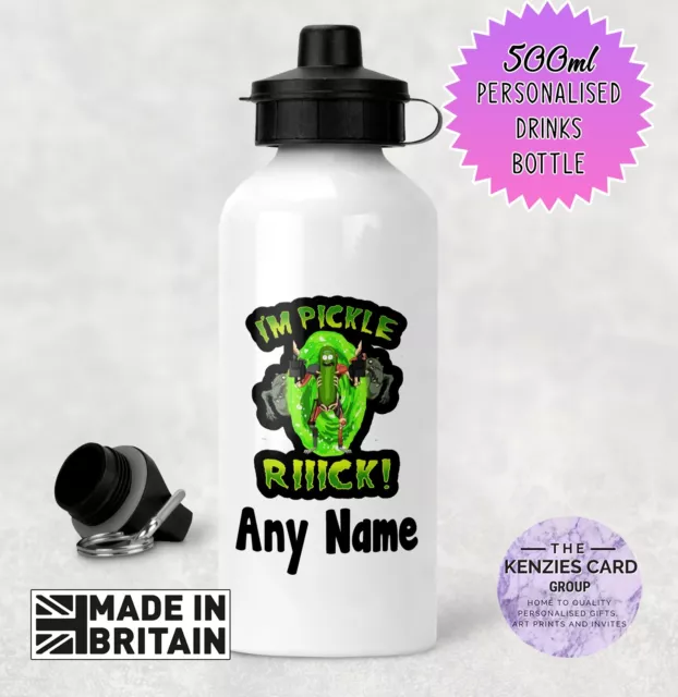 Personalised Rick And Morty Kids Sports Water Bottle Stitch Bottle V2