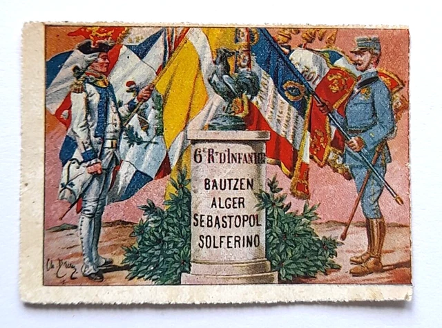 TRÈS RARE TIMBRE de Guerre - 3ème Régiment de Zouaves EUR 6,00