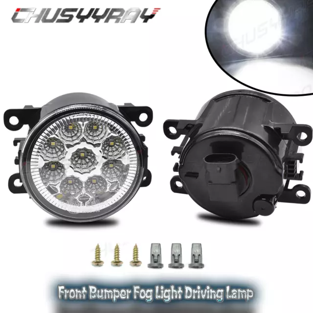 2× Car Fog Light Driving Lamp H11 H8 Bulbs 55w Right & Left Side Car Accessories