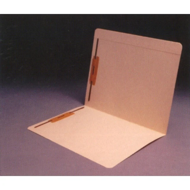 14pt Manila Folders, Full Cut Reinforced TOP TAB, Letter Size, Fastener Pos #1