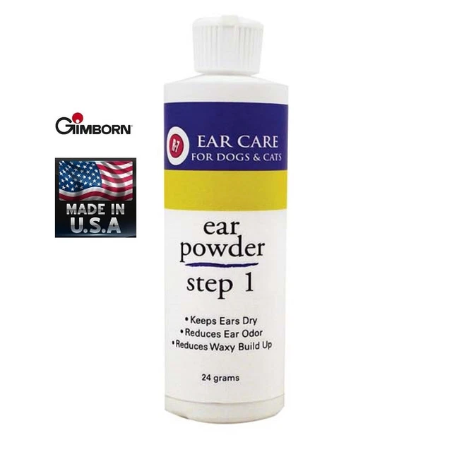 Mc Gimborn R-7 Paso 1 Control Olor Seco Oído Cuidado Polvo Perro Gato Mascota 24
