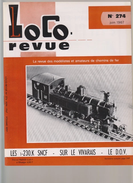 Loco Revue N°328 - Plan De Loco 2D2 Nord Nice-Digne, Occasion, Magazine Ferroviaire Français