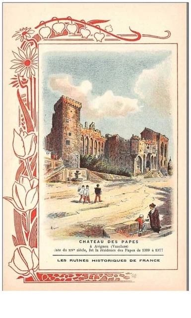 publicité  . n° 46430 . chateau de tournoel . puy de dome. 34 .  biscuits rou