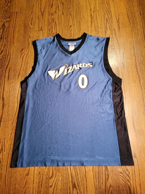 00's Gilbert Arenas Washington Wizards Adidas Authentic NBA Jersey Size 48 XL – Rare VNTG