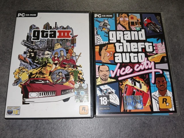 PC game Grand theft auto vice City + GTA 3 Completi di tutto retrogame vintage