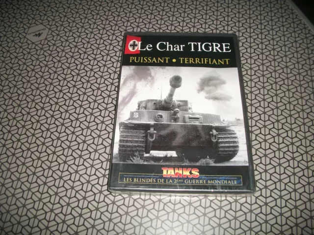 DVD, le char tigre, puisant terrifiant, film documentaire, neuf