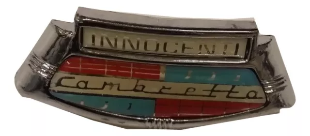 Lambretta Li Series 2 And 3 Chrome Horncast Badge Innocenti New Horncasting