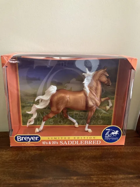 Breyer Horse Hamilton. Palomino. 70th Anniversary Saddlebred. Matte