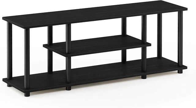 Furinno Turn-N-Tube No Tools 3D 3-Tier Entertainment TV Stand up to 50 inch TV,