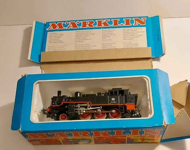 Locomotive Vapeur MARKLIN HO échelle 1/87 – Réf 3095 (BR 74, Type 130)