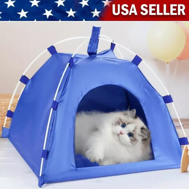 Portable Dog House Foldable Winter Warm Pet Bed Nest Tent Cat Puppy Kennel