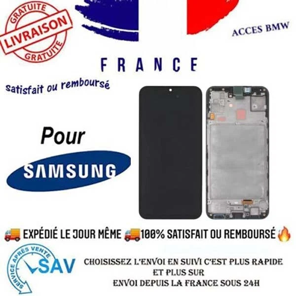 Écran LCD Complet Avec Vitre Tactile Et Châssis Pour Blackview BV9900E - Noir (neuf)