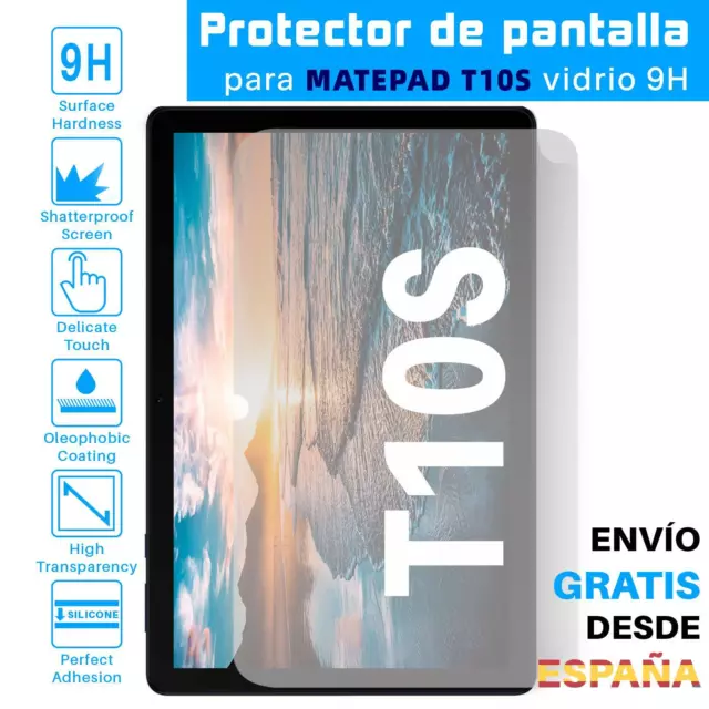 Lote Protector de Pantalla Para Huawei Matepad T10S Cristal Templado Tablet  9H