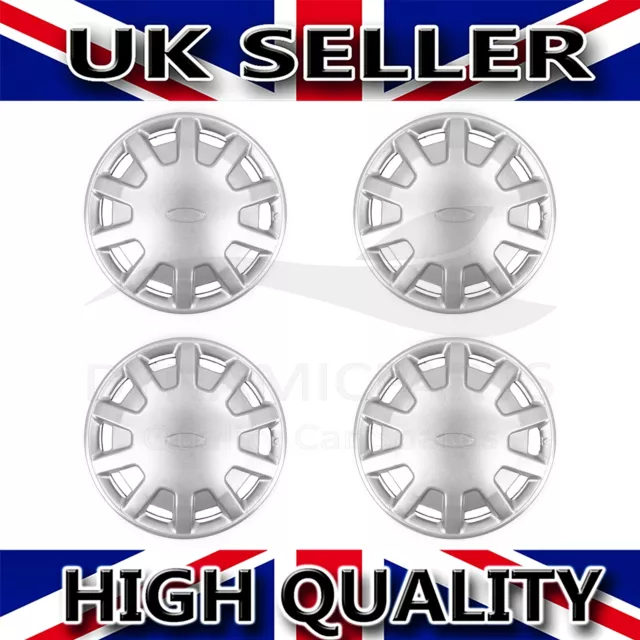 4X 14" Wheel Hub Cap Trims For Ford Transit Mk4 Mk5 1991-2000 6652309