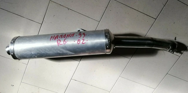 DOMINATOR Terminale Di Scarico GP1 In Acciaio Inox Per ZX6R 1998-2002 – Silenziatore Sportivo Con DB Killer