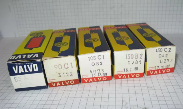 5x VALVO   Spannung Glimm Stabilisator Amateur Funk Elektronik Sammler selten