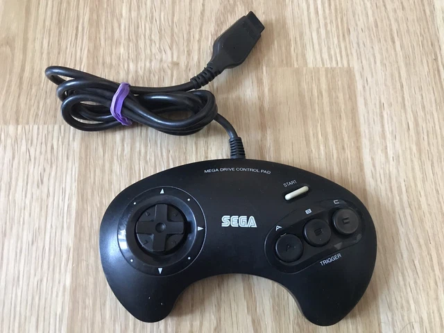 Manette De Jeu Originale & Officielle Pour Console SEGA Megadrive 1 & 2 TBE