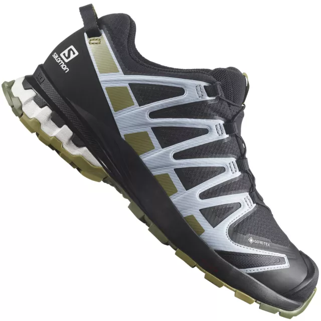 Salomon XA PRO 3D v8 GTX Damen-Trailschuhe Laufschuhe Outdoor-Schuhe Black/Green