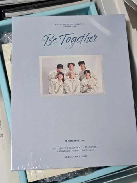BTOB 10TH ANNIVERSARY Concert 2022 Be Together DVD 2 discs poster