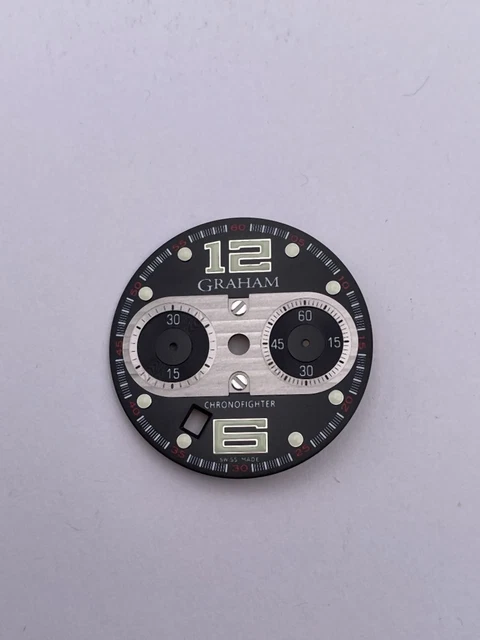 Graham Oversize Face Dial Vintage Rare New Undeveloped 1 5/16in Rare 5
