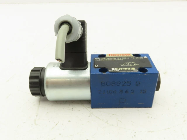 Rexroth 4WE 6 UA62/EG24N9K4 Directional Control Solenoid Valve 24VDC NG6 D03