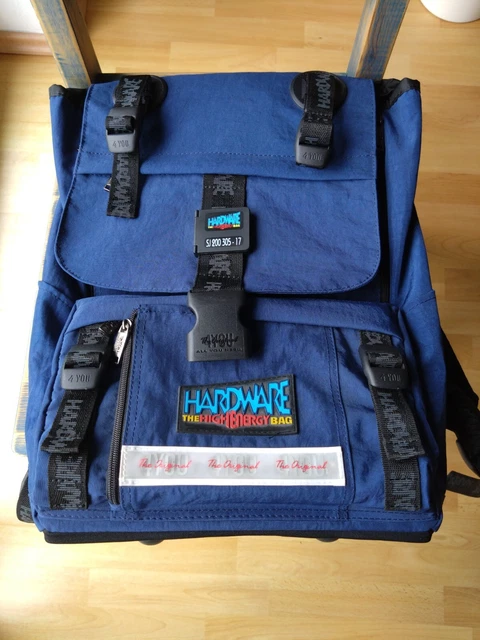 4you schulranzen blau mit blumen