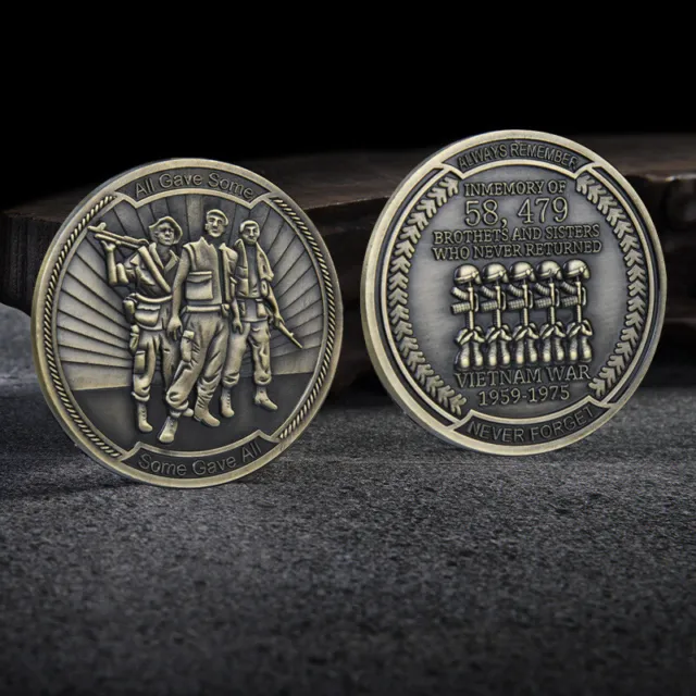 Memory 58479 Brothers and Sisters Never Returned Vietnam War Commemorative Coin