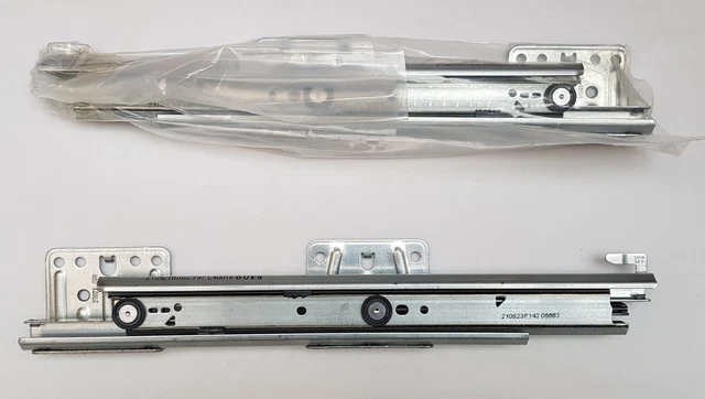 HETTICH, LADESYSTEEM ARCITECH, STALEN ACHTERWAND , 78 X 600 MM, ZILVER