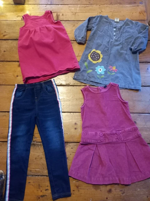 Girls Bundle 4 Years Gap Frugi Pinafor Dresses