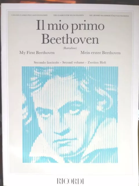 IL MIO PRIMO BEETHOVEN - II Fascicolo. Spartito pianoforte, nuovo