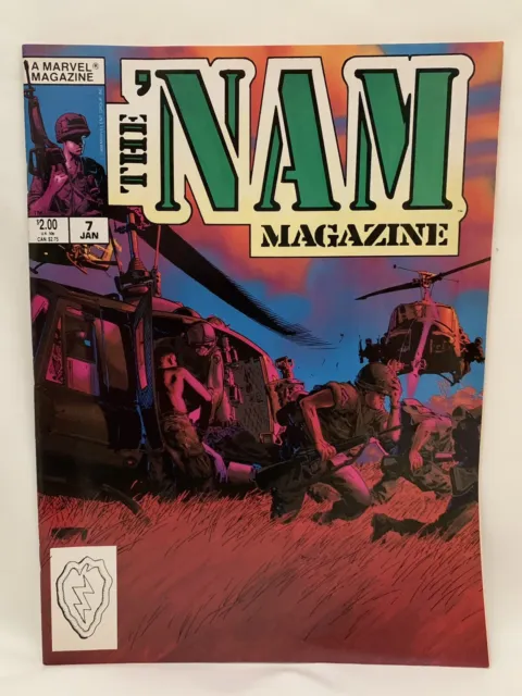 The 'NAM Magazine A Marvel Magazine #7 Magazine Size