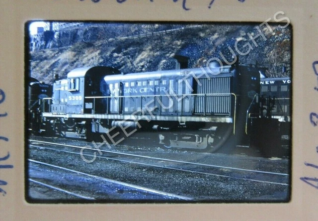 Original '67 Kodachrome Slide NYC New York Central 5309 RS3 Weehawken, NJ  26P37
