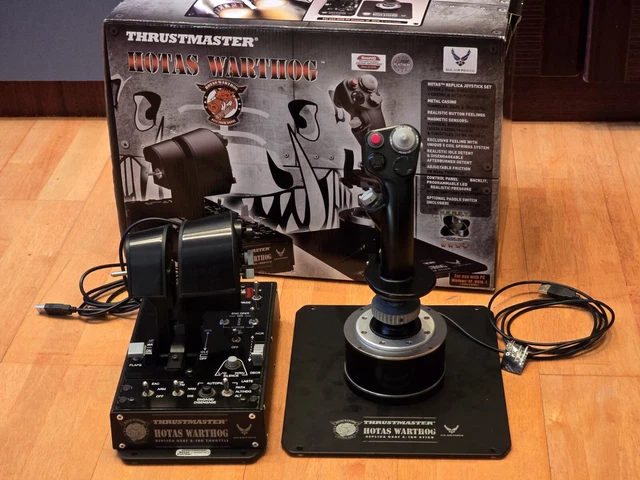 THRUSTMASTER HOTAS WARTHOG Flugsimulator-Joystick - Schwarz (2960720
