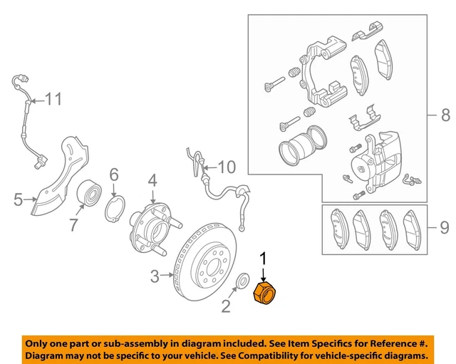 GM Oem-Axle Écrou 94515437