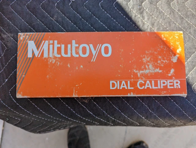 Mitutoyo 505-637 6" Dial Caliper with Plastic Case Still in Plastic