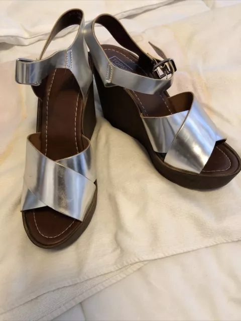 TopShop Worldie' Wedge Sandals Size 39