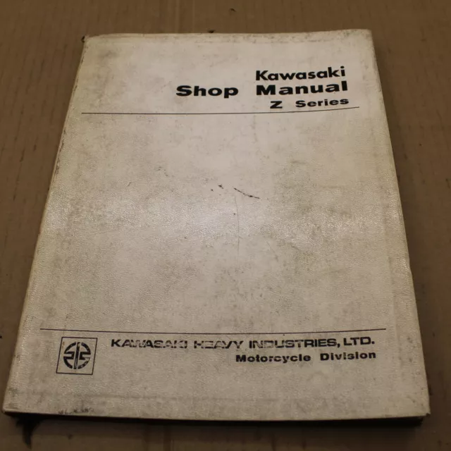 MANUEL REVUE TECHNIQUE D ATELIER KAWASAKI Z 900 SERIES 1972-1973  shop manual