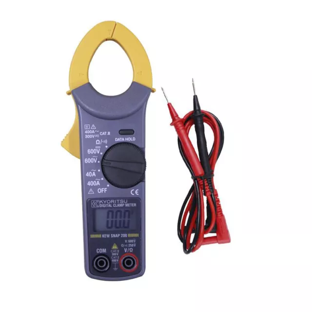KYORITSU KT200 AC Digital Clamp Meters 400A Small and Handy ✦KD