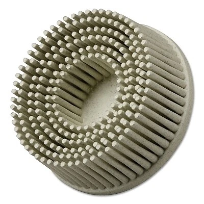 Roloc Bristle Discs, 3 in, 120, 15,000 rpm, White 3M™ ™ 7100138192