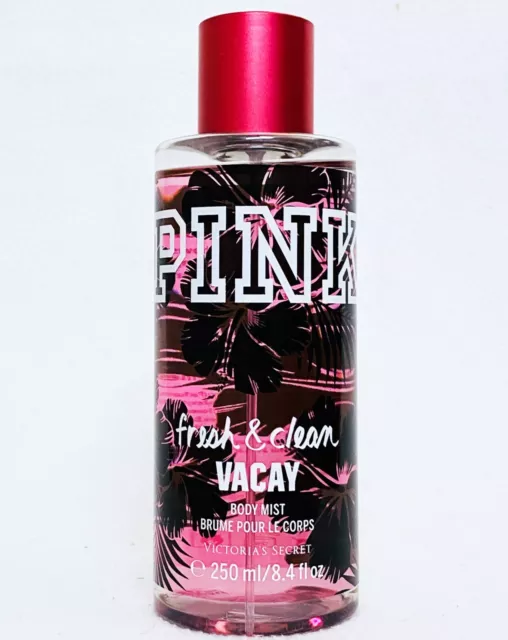1 Victoria's Secret Pink FRESH CLEAN VACAY Mist Body Spray Perfume 8.4 oz