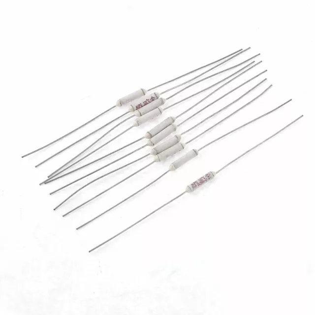 10pz 250V 2A 125℃ Temperatura Protezione Circuito Fusibile Termico Thermal Fuse