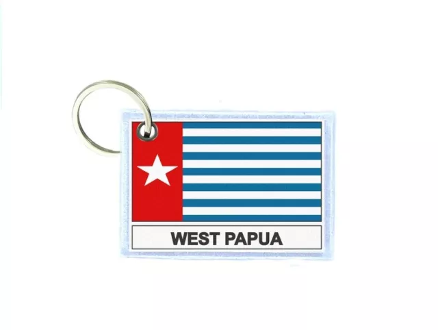 Schlusselring schlusselanhanger gedruckt Flaggen flagge westneuguinea papua west